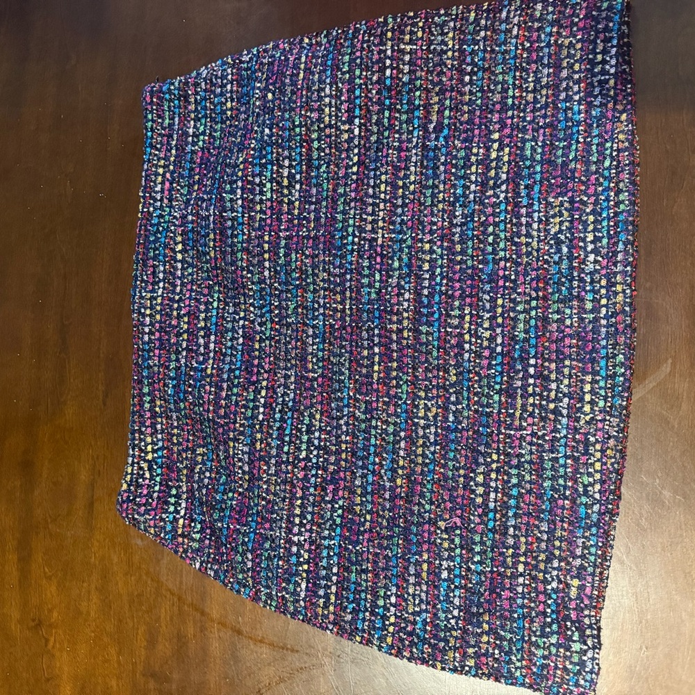 LOFT Vibrant Tweed Pencil Skirt